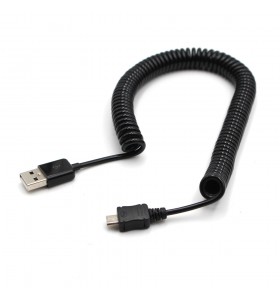 USB to micro male to male spring cable